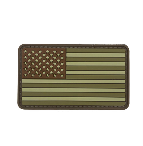 US Flag Patch Subdued/Multicam - PVC