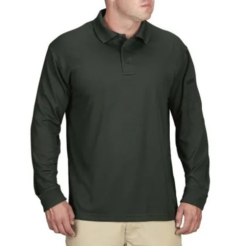 Propper® Men's Uniform Polo - Long Sleeve (Dark Green)