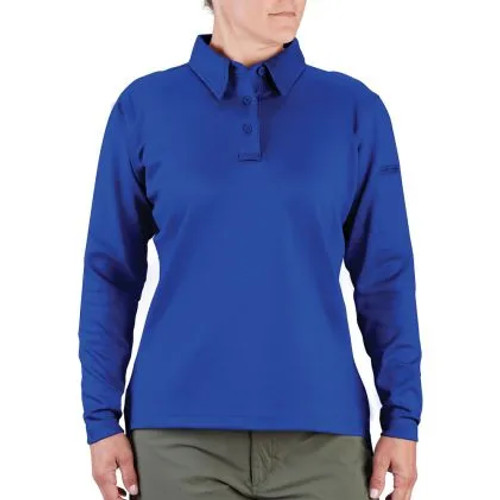 Propper® Women's Uniform Polo - Long Sleeve (Cobalt Blue)