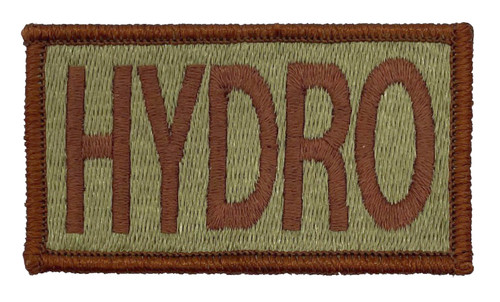 Multicam OCP HYDRO Patch with Hook Backing (Spice Brown Letters and Border)