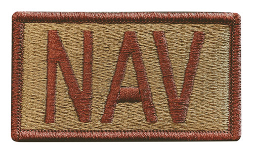 Multicam OCP NAV Patch with Hook Backing (Spice Brown Letters and Border)