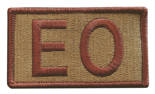 Multicam OCP EO Patch with Hook Backing (Spice Brown Letters and Border)