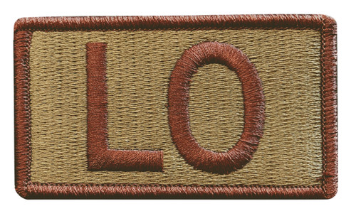 Multicam OCP LO Patch with Hook Backing (Spice Brown Letters and Border)
