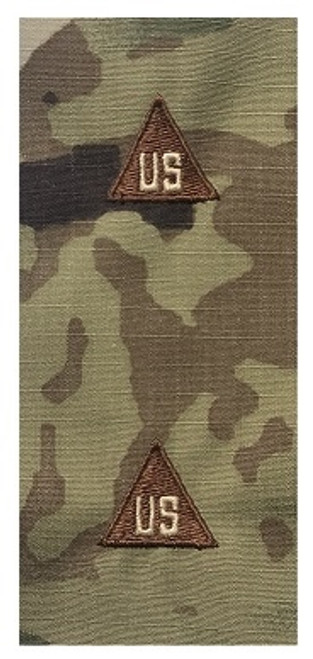 Multicam OCP US Civilian Sew On Rank With Spice Brown Triangle