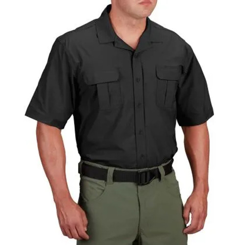 Propper® Men's Summerweight Tactical Shirt – Short Sleeve (Black)