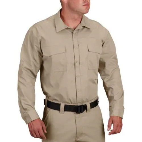 Propper® Men's RevTac Shirt - Long Sleeve (Khaki)