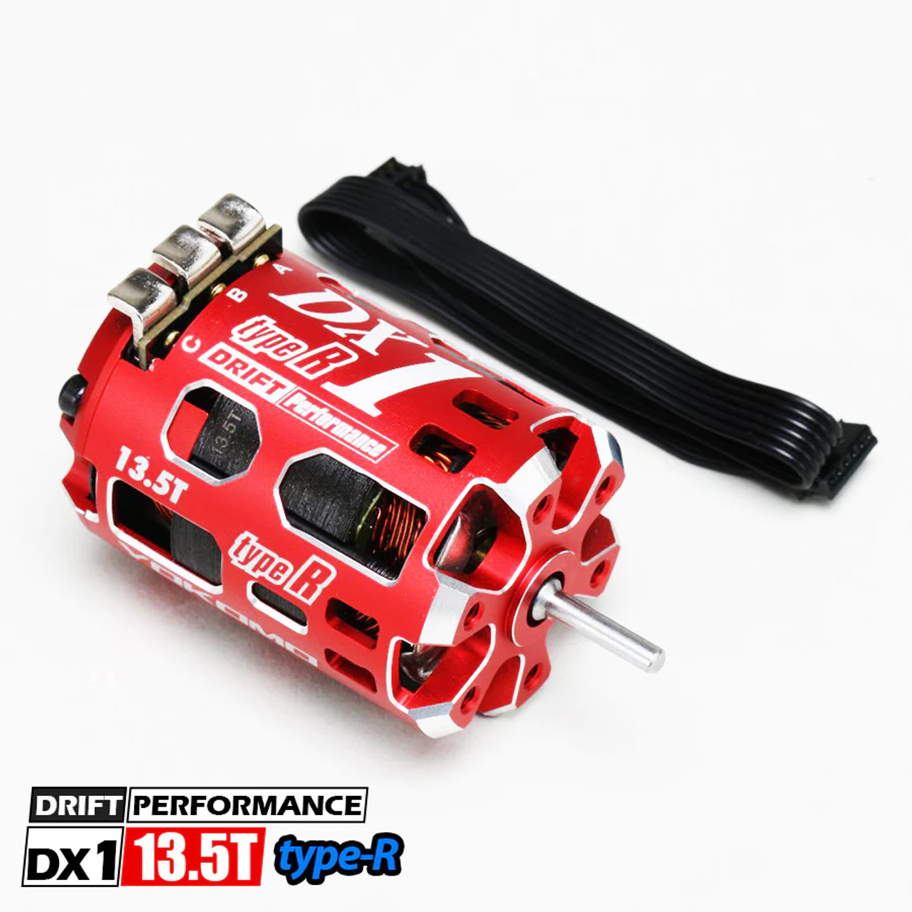 Yokomo DP DX1 R Series Motor 13.5T - Red