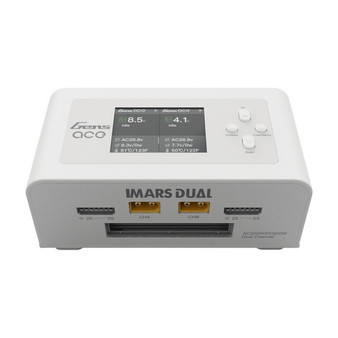 GensAce Imars Dual Channel AC200W/DC300charger White/Black
