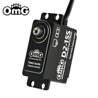 OMG D2-15S Low Profile Digital Servo - Black, Red, Purple