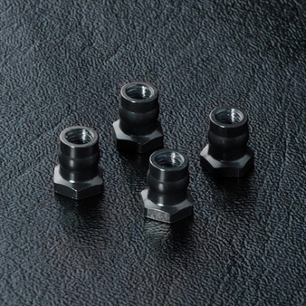 MST Alum. Ball Connector Nut 4.8 - Black