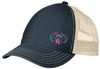 Addie's Angels Mesh Back Cap Zip Blue/Pink Logo
