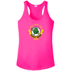 Neon Pink Will Run For Craft Beer | Ladies Racerback Running Tank
