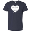 Humane Society of the Lakes Neutered is Cuter Tee Heather Navy