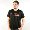 Red River Rugby club shirt featuring a throwback logo design for unisex sizing