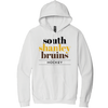 Patch South Bruins Hockey | Basic White Hoodie
