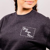Durable crewneck with split stitch double needle sewing on all seams.