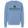 Birchwood Therapeutic Services pigment-dyed sweatshirt made from an 80/20 cotton/polyester blend for comfort and durability.