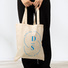 Customize your staple canvas tote bag today! Model