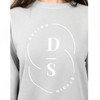 Unisex sizing crewneck with woven label and customizable print, perfect for personal or professional use.