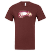 Bennett Elementary School | Adult T-Shirt Heather Cardinal Eagle