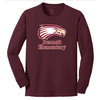 Bennett Elementary School | Youth Long-Sleeve Tee Maroon Front Chest