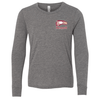 Bennett Elementary School | Youth Long-Sleeve Tee Gray Left Chest