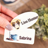 Magnetic Name Tags come in two varieties , oval or square