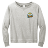 Albatross | Women’s Featherweight French Terry Long Sleeve Crewneck Light Heather Grey
