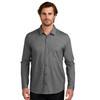 Dark Gray OGIO® Extend Long Sleeve Button-Up