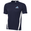 Riptide | Colorblock PosiCharge Competitor Tee True Navy/White