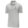 NDSU Men's Lacrosse Club | PosiCharge Tri-Blend Wicking Polo Light Grey Heather