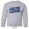 McKinley Elementary School | Youth Sweatshirt Sport Grey Design 4
