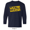 McKinley Elementary School | Youth Long-Sleeve T-Shirt Navy Design 4