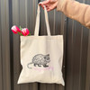 Stay Trashy Cotton Canvas Totebag