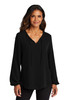 Port Authority Ladies Textured Crepe Blouse