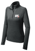 OK Tire | OK Tire/Elite Ladies Sport-Wick Stretch 1/4-Zip Pullover OK Tire Guy
