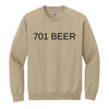 701 Beer | Logo Crewneck Sweatshirt Full Front