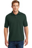 Hanes® EcoSmart® - 52-Ounce Jersey Knit Sport Shirt model front
