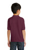Gildan® Youth DryBlend® 6-Ounce Jersey Knit Sport Shirt model back