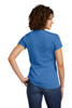 Allmade ® Women's Tri-Blend V-Neck Tee model back