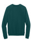 back of a product mockup Allmade® Unisex Organic CVC Fleece Crewneck Sweatshirt in green