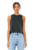 BELLA+CANVAS ® Women's Racerback Cropped Tank model front