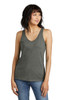 District® Women's Perfect Blend® CVC V-Neck Tank model front