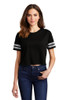 District ® Women's Scorecard Crop Tee model front