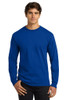 Gildan 100% Cotton Long Sleeve Tee model front view