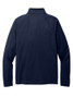 Back of the Port Authority® C-FREE® Cypress 1/4-Zip in blue