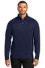 Model wearing Port Authority® C-FREE® Cypress 1/4-Zip