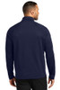 Model facing back wearing Port Authority® C-FREE® Cypress 1/4-Zip
