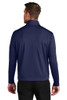 Model facing back wearing Port Authority® C-FREE® Double Knit Full-Zip