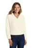 Port Authority ® Women's Cozy Fleece Hoodie model front
